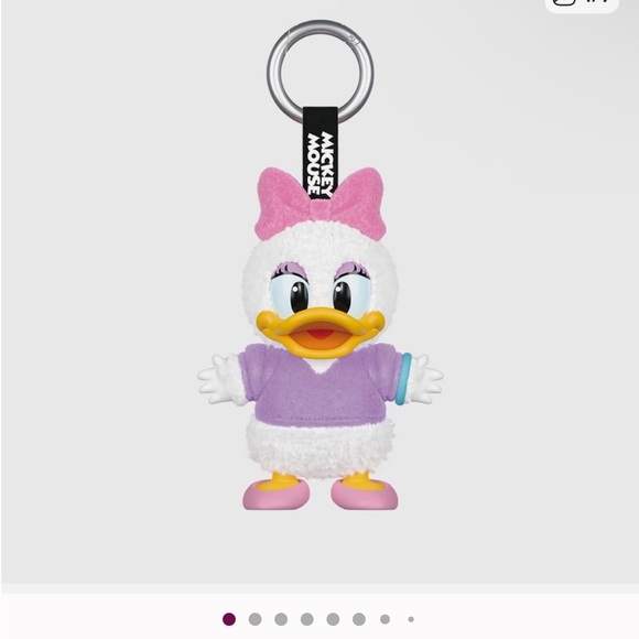 Disney Daisy Duck Keychain with Pink and Purple - Picture 1 of 1